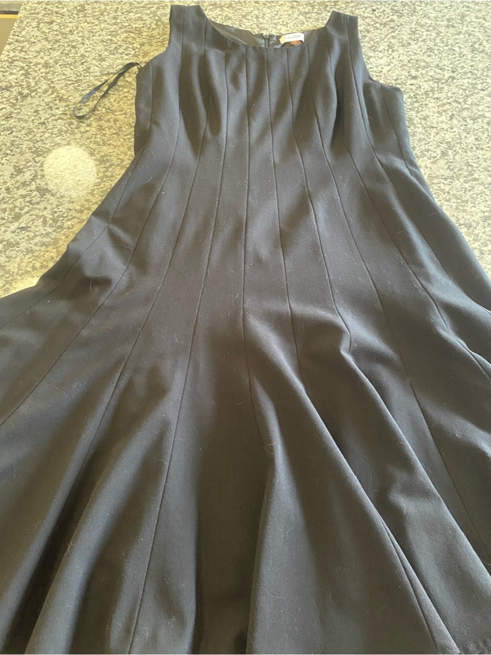 Calvin Klein Black Satin-Lined Dress